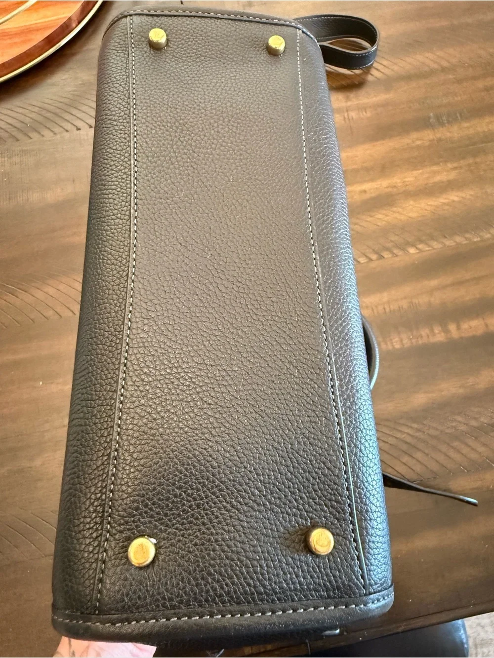 Coach structured satchel